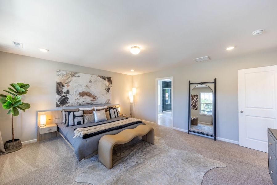 Furnished interior in a model home at Colvin Park in Rock Hill (Image 9).