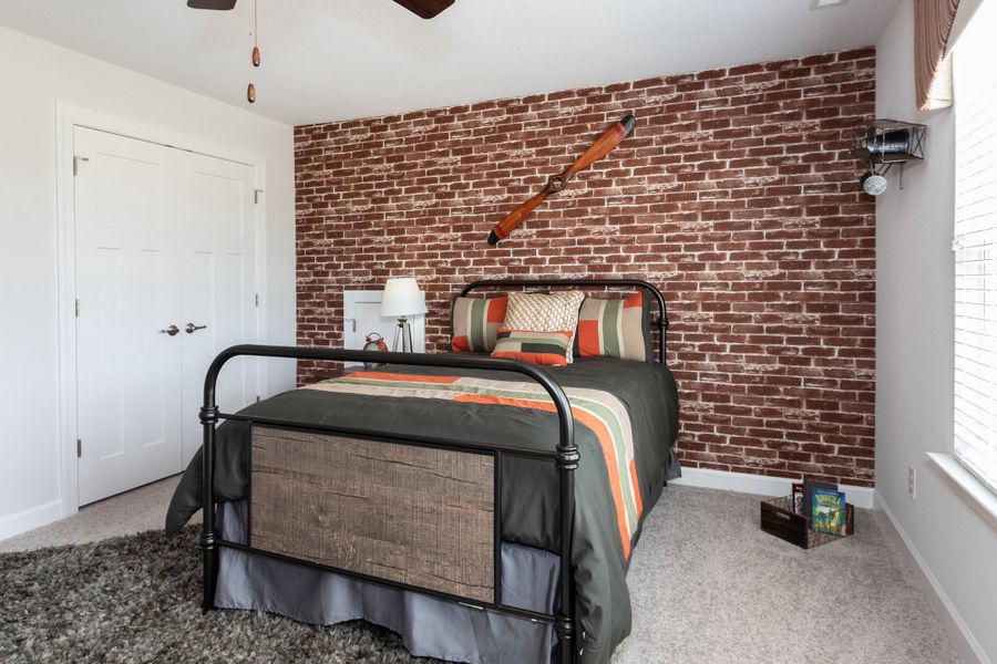 Furnished interior in a model home at The Gables in Moyock (Image 47).
