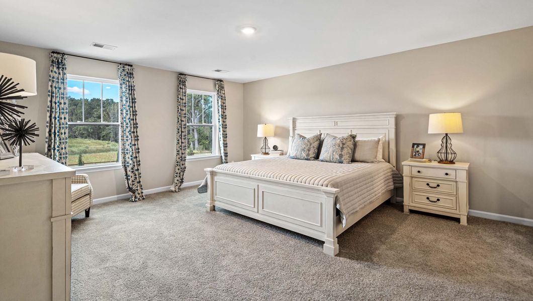 Furnished interior in a model home at Chestnut Ridge in Greenville (Image 21).