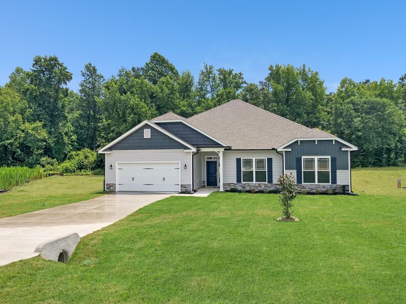 Front exterior of a home in the Magnolia Estates community, located in Battleboro, NC (Image 2).