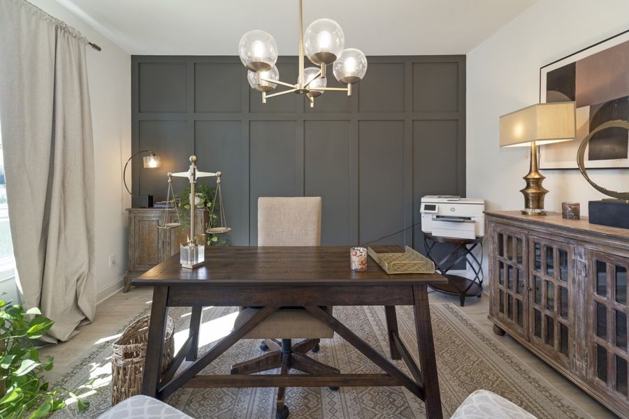 Furnished interior in a model home at Brewer Point in Murfreesboro (Image 9).