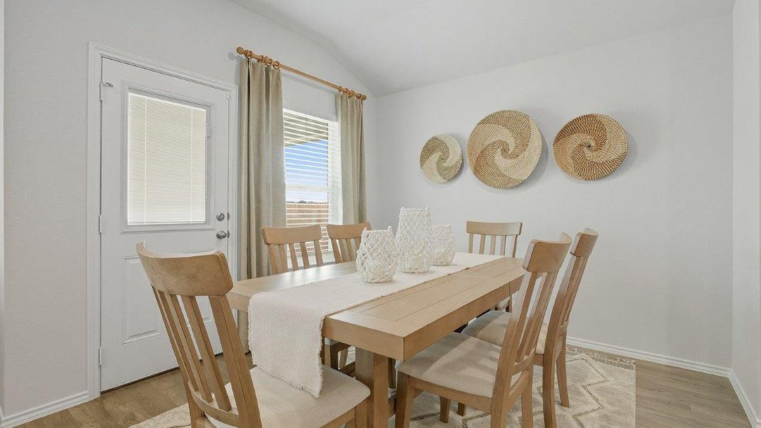 Furnished interior in a model home at Mesa Ridge in Temple (Image 17).