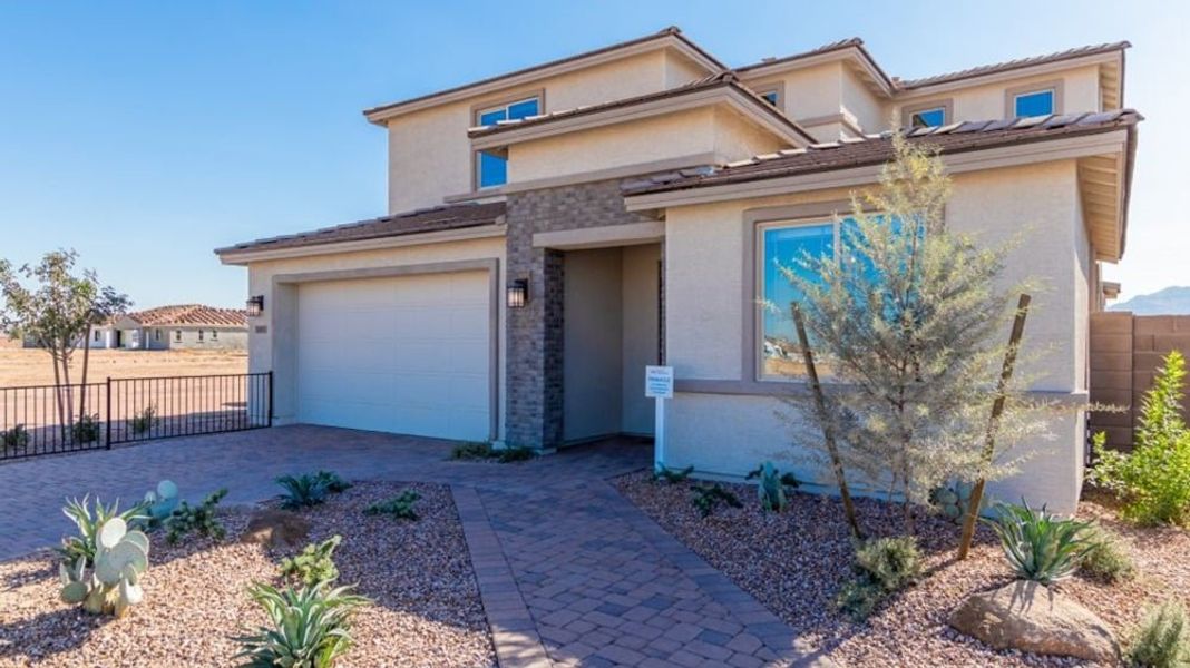 Front exterior of a home in the Alamar Encore Collection community, located in Avondale, AZ (Image 3).