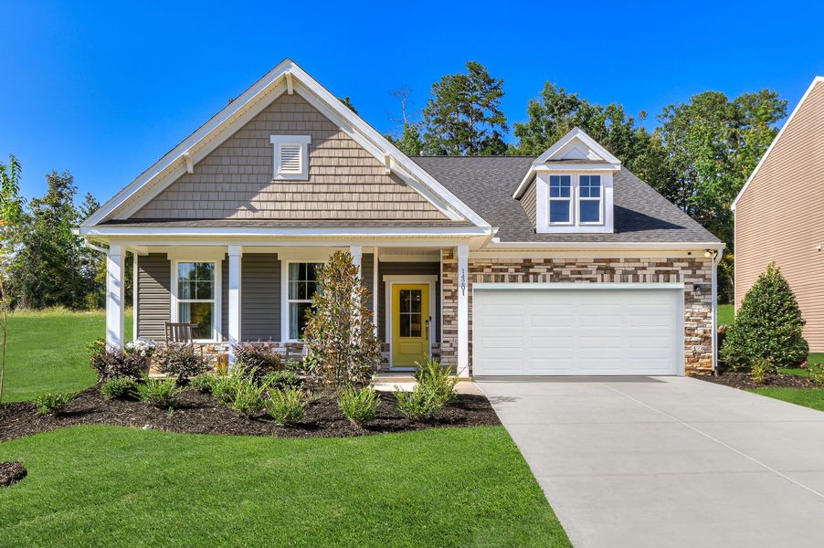 Front exterior of a home in the Orchid Ridge at The Hive community, located in North Augusta, SC (Image 14).
