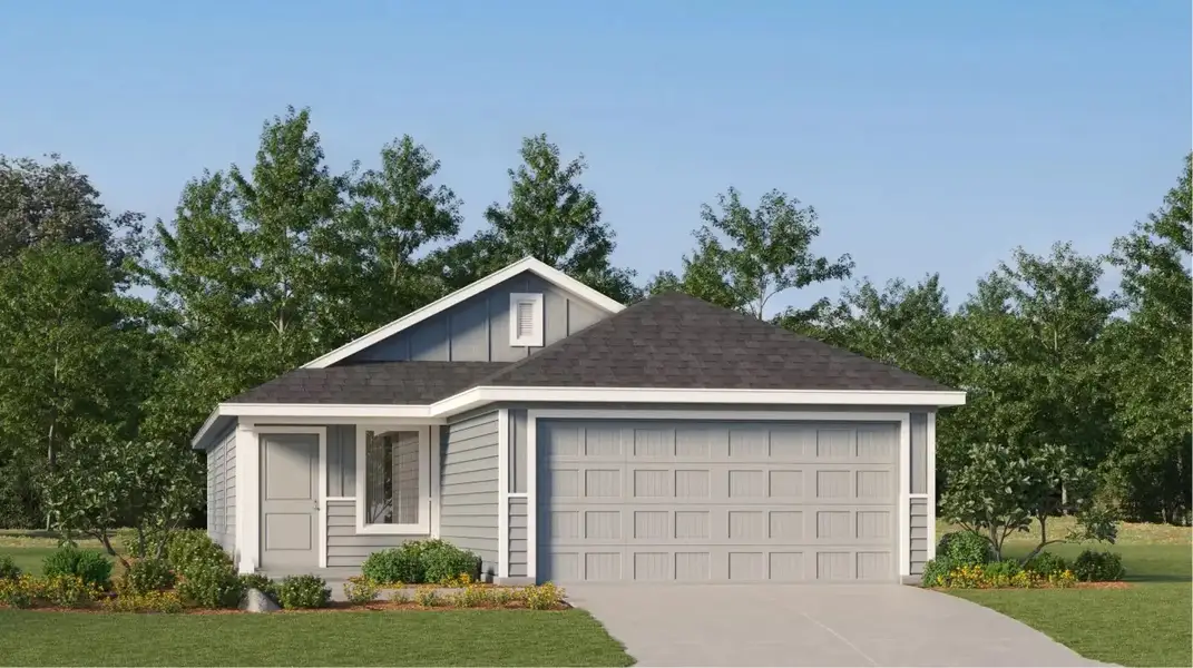 Front exterior of a home in the Avalon Ridge: Cottage community, located in Conroe, TX (Image 1). Front exterior of a home in the Avalon Ridge: Cottage community, located in Conroe, TX (Image 1).