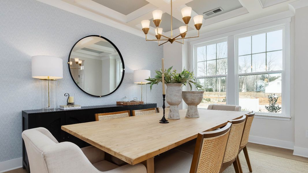 Furnished interior in a model home at Owen Park in Gibsonville (Image 6).