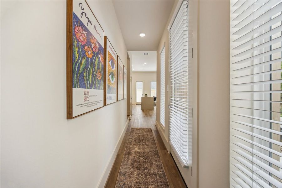 Furnished interior in a model home at Mansfield Reserve in Houston (Image 6).