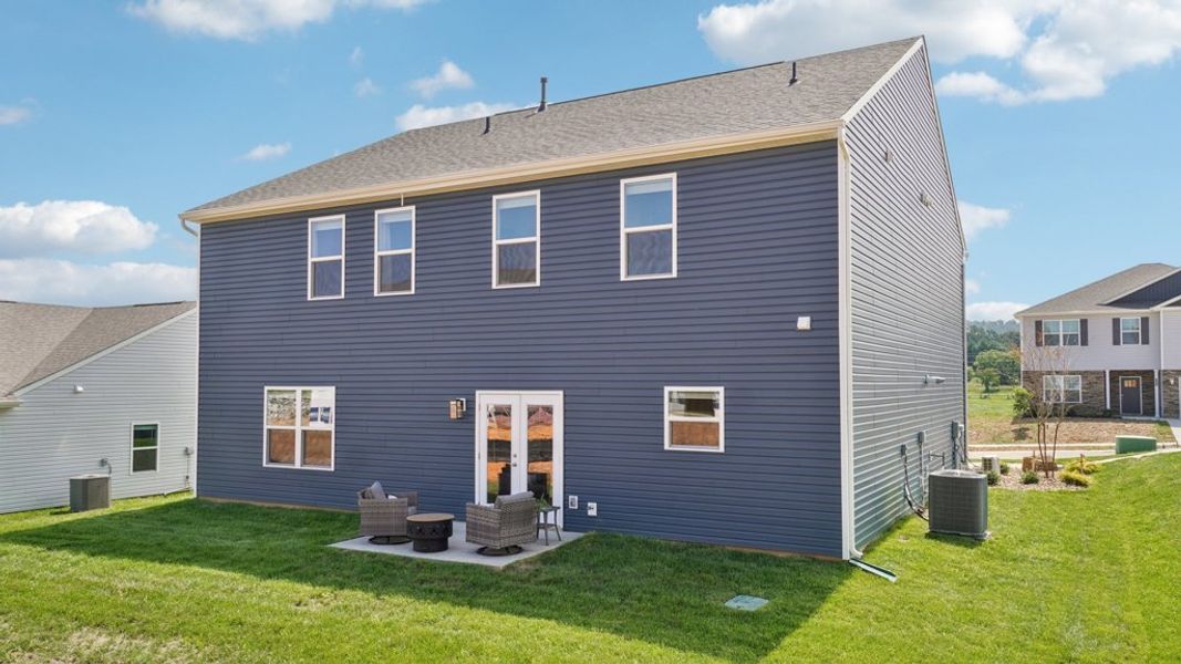 Exterior details of a home in Keebler Meadows, Johnson City (Image 4).