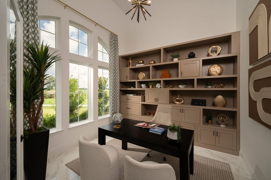 Furnished interior in a model home at Harvest Green in Richmond (Image 28). Furnished interior in a model home at Harvest Green in Richmond (Image 28).