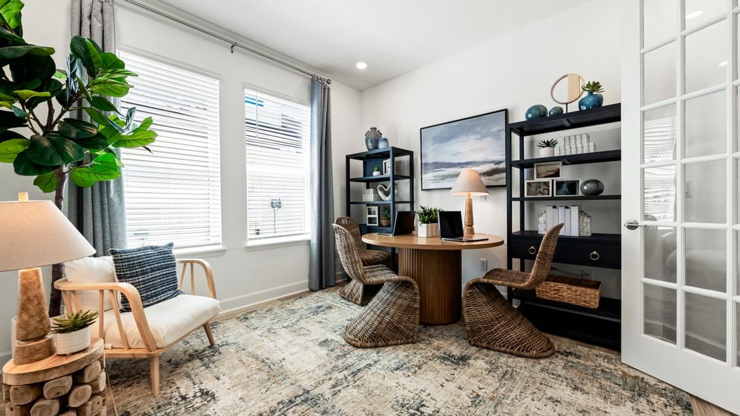 Furnished interior in a model home at Hammock at Two Rivers in Zephyrhills (Image 8). Furnished interior in a model home at Hammock at Two Rivers in Zephyrhills (Image 8).