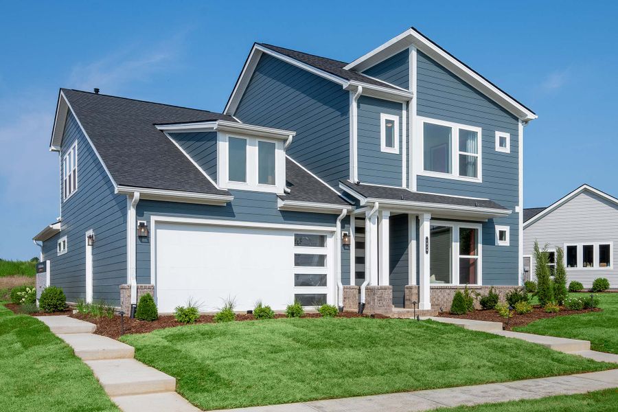 Front exterior of a home in the Nexus – Village Collection community, located in Gallatin, TN (Image 4).