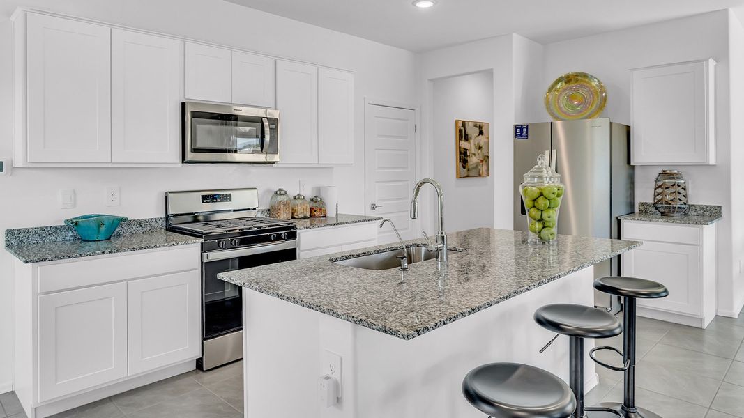 Furnished interior in a model home at Blackhawk in Tucson (Image 6).