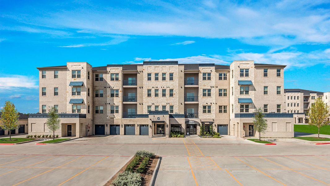 Condo located in Gatherings® at Twin Creeks, Allen, highlighting architectural design (Image 5).