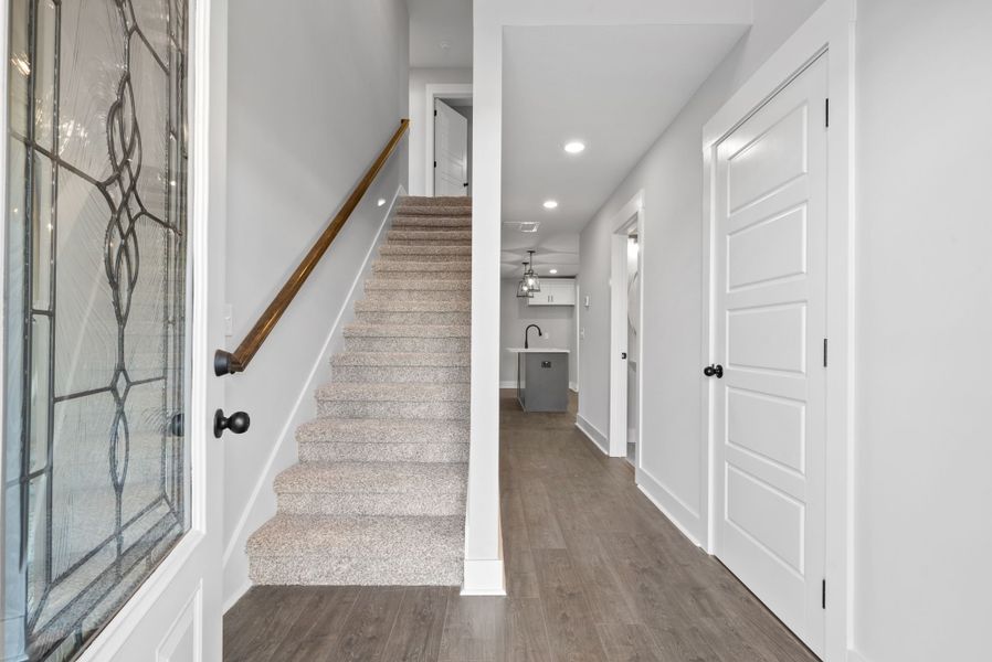 Furnished interior in a model home at Cherry Fields in Clarksville (Image 4).