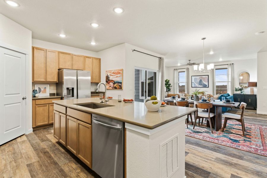 Furnished interior in a model home at The Trails at Aspen Ridge – Altitude Collection in Colorado Springs (Image 15).