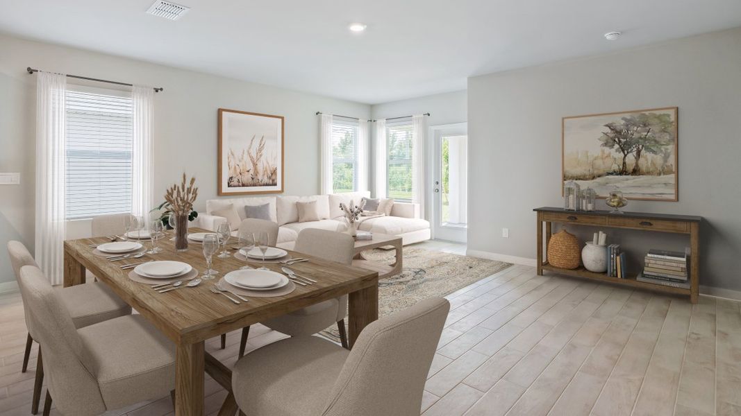 Furnished interior in a model home at Cape Coral Well & Septic in Cape Coral (Image 43).