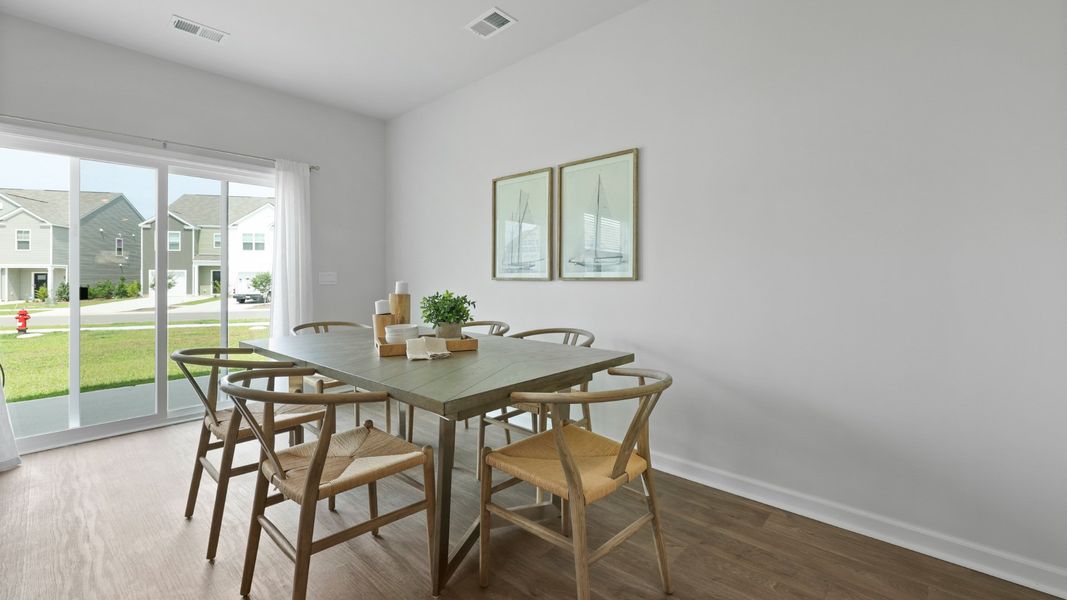 Furnished interior in a model home at The Towns at Blue Jay in Rincon (Image 4).