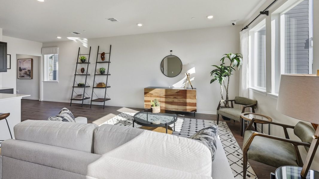 Furnished interior in a model home at Arbor Trails South in Princeton (Image 29).