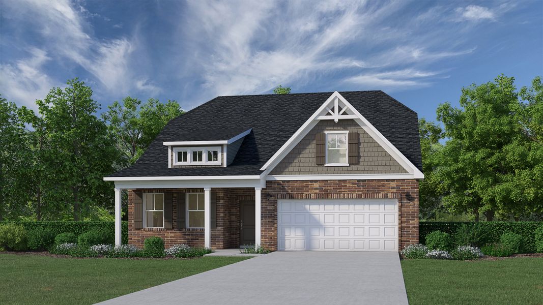Front exterior of a home in the Beechcreek community, located in Sumter, SC (Image 6).