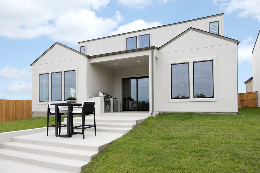 Exterior details of a home in Manors Collection - Freedom at Anthem, Kyle (Image 3).