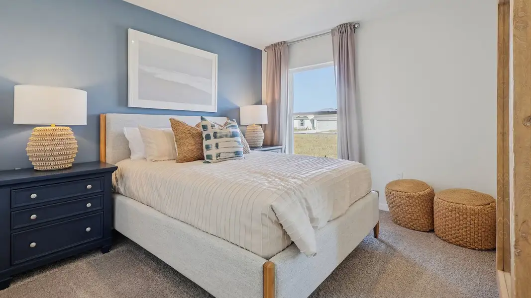 Furnished interior in a model home at Hamilton Bluff in Haines City (Image 7).