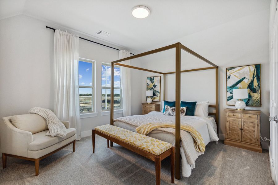 Furnished interior in a model home at Dove Hollow in Waxahachie (Image 37).