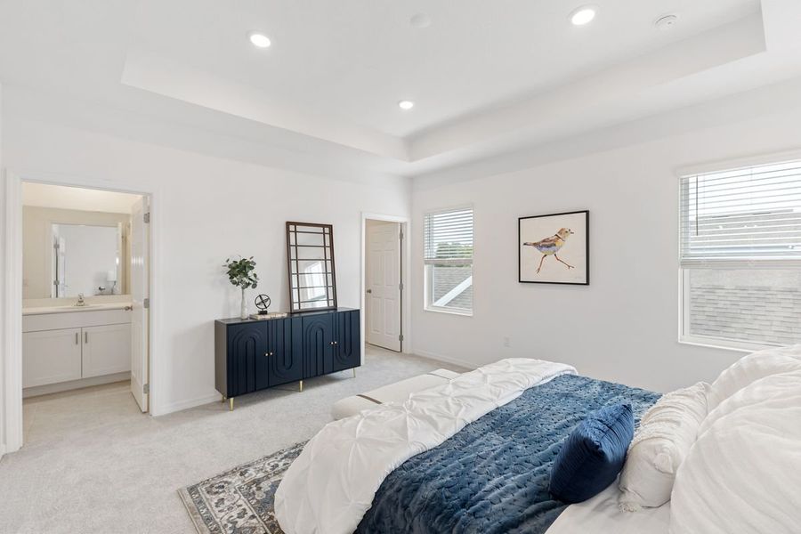 Furnished interior in a model home at The Residences at Emerson Park in Apopka (Image 28).