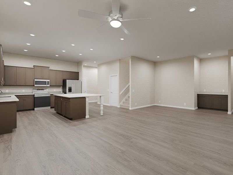 Inside, you will find spacious, open-concept living space and luxurious design features. (Artist`s rendering)
