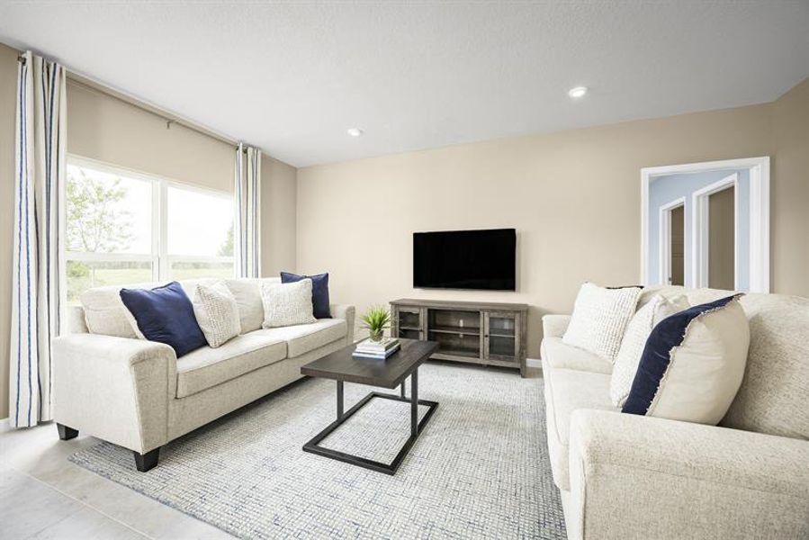 Furnished interior in a model home at Terra Lago in Indiantown (Image 7).