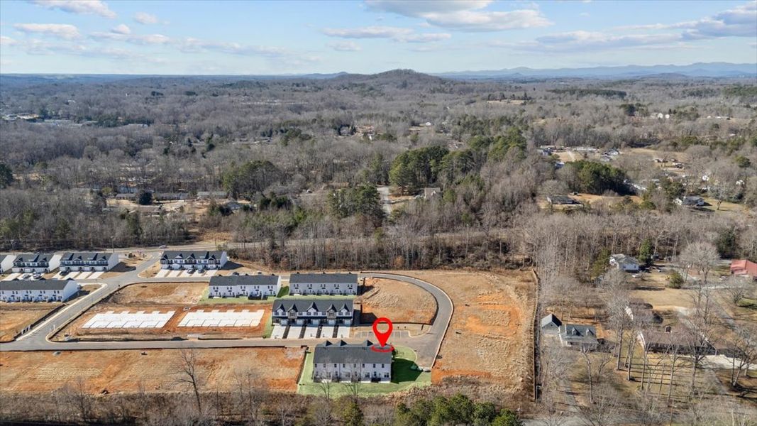 Meece Townhomes Community Aerial View