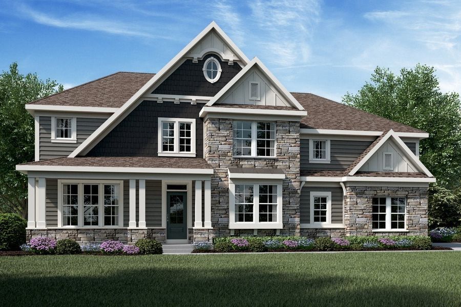 Front exterior of a home in the Watson at Flowers Plantation community, located in Clayton, NC (Image 24).