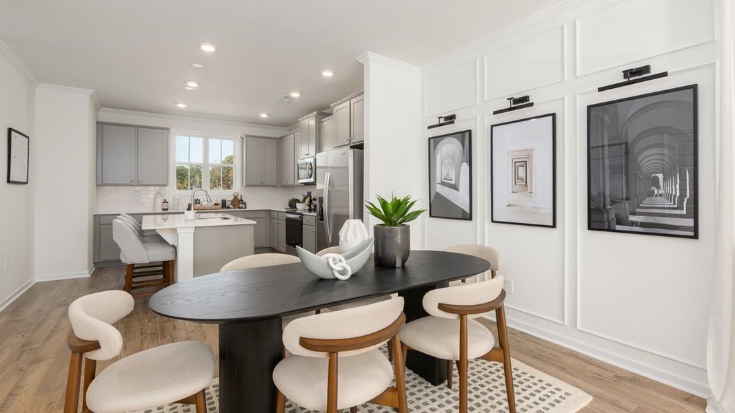 Furnished interior in a model home at Mableton Station in Mableton (Image 19). Furnished interior in a model home at Mableton Station in Mableton (Image 19).