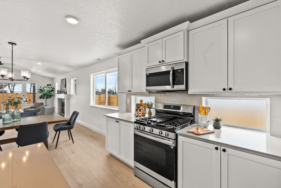 Furnished interior in a model home at Willowbrook in Madras (Image 24).