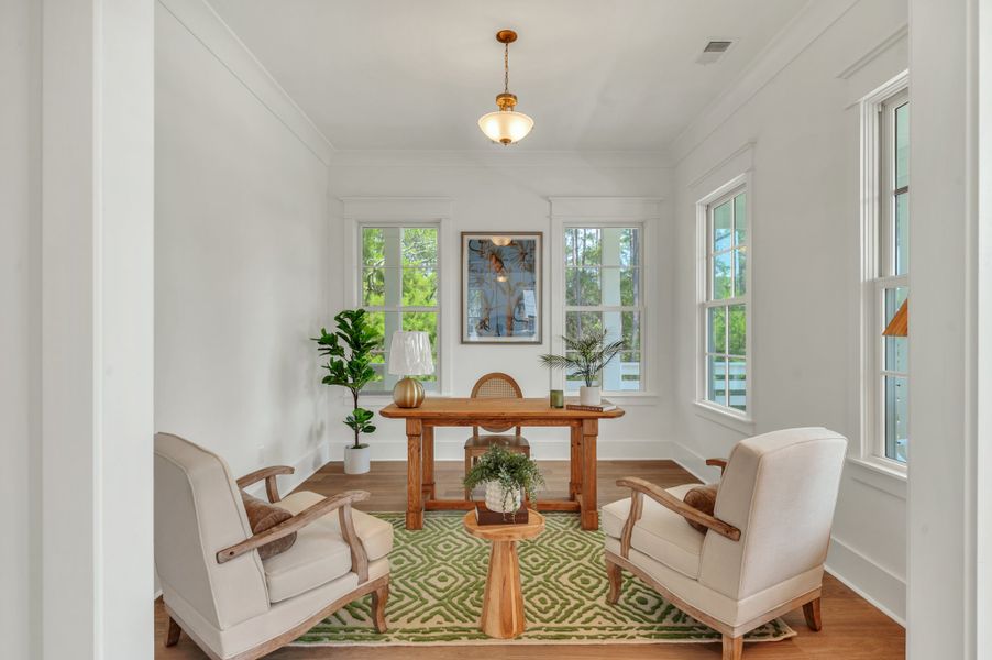 Furnished interior in a model home at Beaufort County Homes in Beaufort (Image 7).