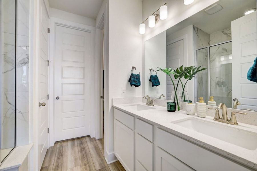 Furnished interior in a model home at Center 45 in Round Rock (Image 29). Furnished interior in a model home at Center 45 in Round Rock (Image 29).