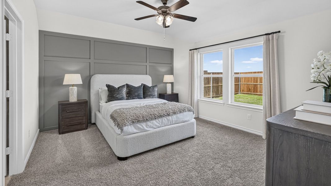 Furnished interior in a model home at Windchime in Celina (Image 54). Furnished interior in a model home at Windchime in Celina (Image 54).