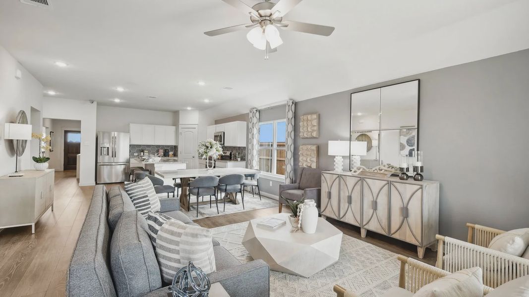 Discover high-end design with open-concept layout, chic furnishings, and modern finishes in Still Water Lake Estates.