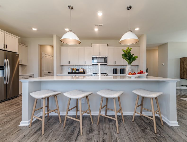 Furnished interior in a model home at Coventry Woods in Fayetteville (Image 21).