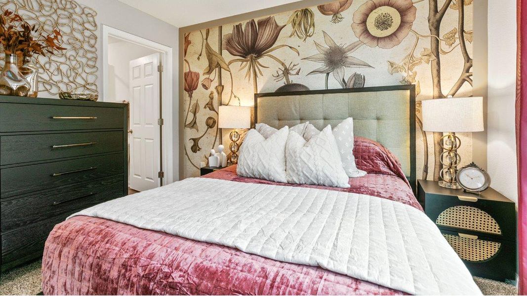 Furnished interior in a model home at Cordera Townhomes Express in St. Augustine (Image 10).