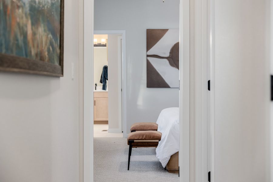 Furnished interior in a model home at Painted Prairie in Aurora (Image 54).