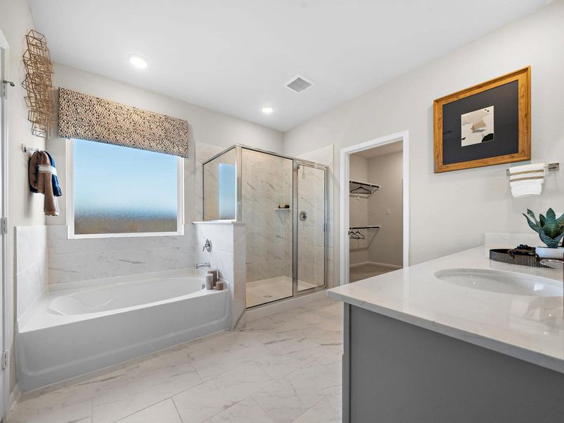 Furnished interior in a model home at Emberly in Beasley (Image 15).