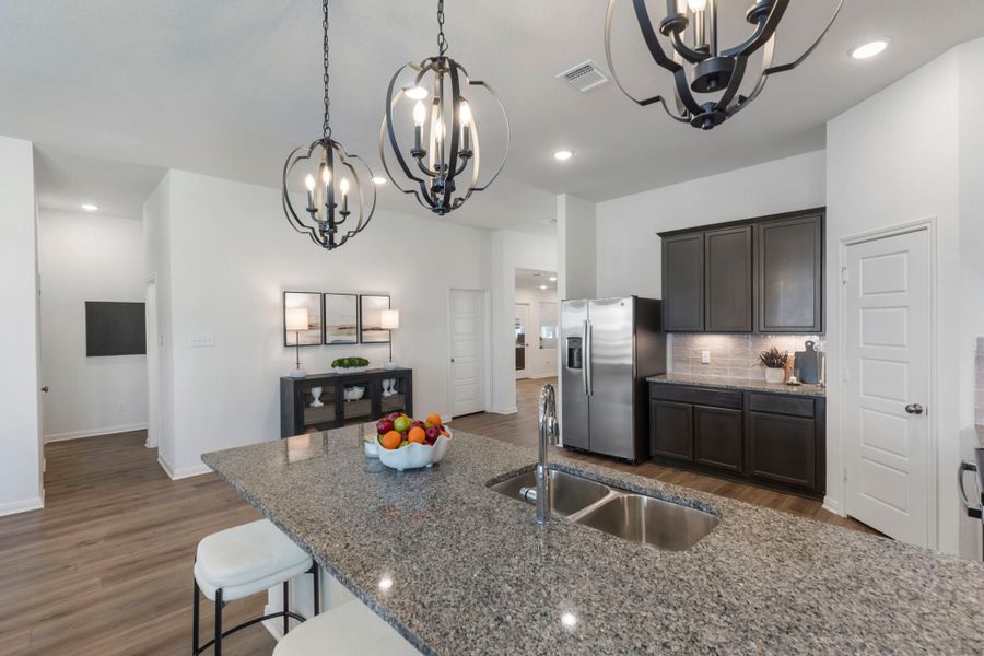 Furnished interior in a model home at Warrior's Legacy in Nolanville (Image 13). Furnished interior in a model home at Warrior's Legacy in Nolanville (Image 13).