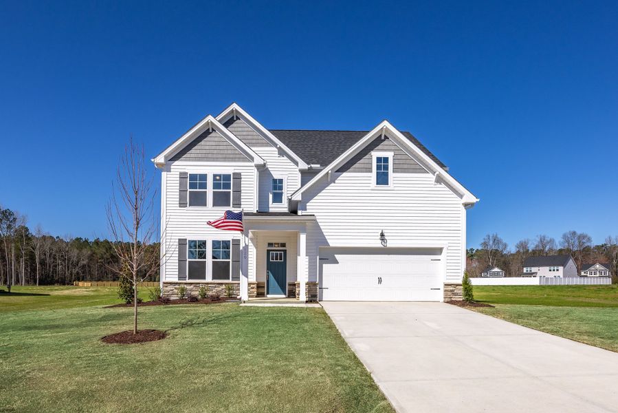 Front exterior of a home in the Montrose community, located in Aberdeen, NC (Image 1). Front exterior of a home in the Montrose community, located in Aberdeen, NC (Image 1).