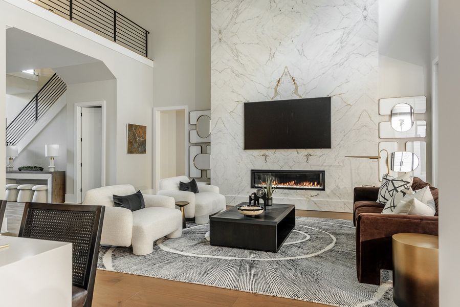 Furnished interior in a model home at Shinleaf Estates in Raleigh (Image 9). Furnished interior in a model home at Shinleaf Estates in Raleigh (Image 9).