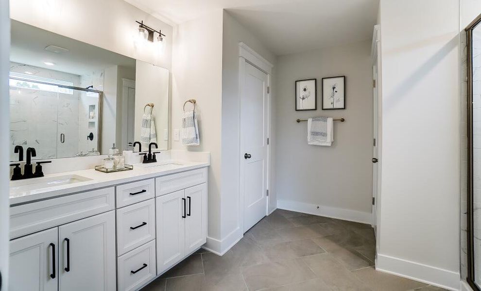 Furnished interior in a model home at Lauren Park in Lexington (Image 11).