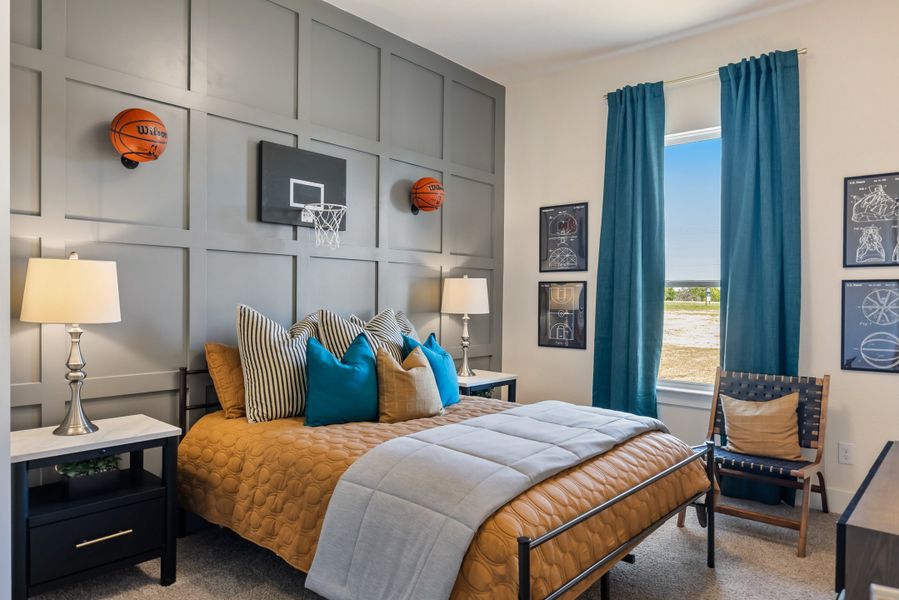 Furnished interior in a model home at Calhoun Acres in Azle (Image 20).