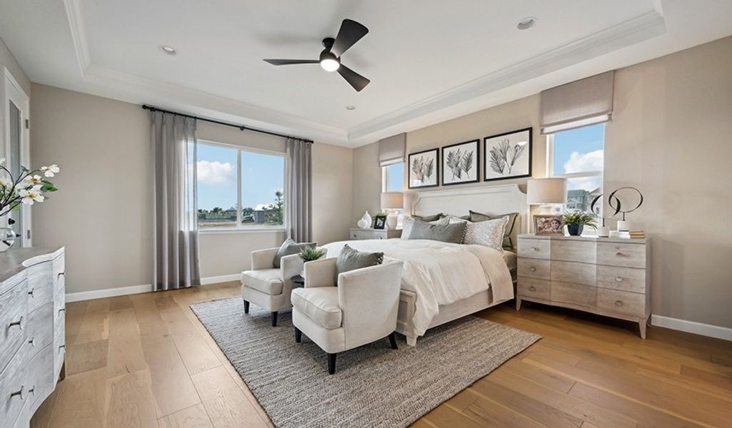 Furnished interior in a model home at Skyline at Parkvale in Littleton (Image 9). Furnished interior in a model home at Skyline at Parkvale in Littleton (Image 9).