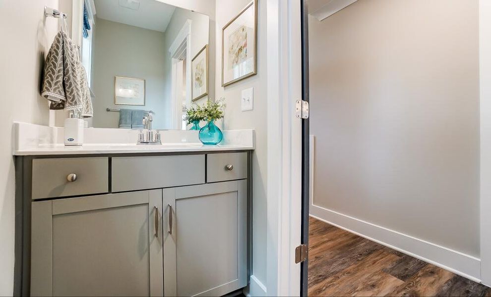 Furnished interior in a model home at CraigStone in Woodruff (Image 21).