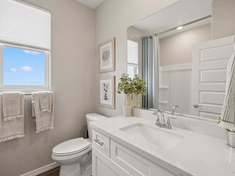 Furnished interior in a model home at South Ranch Destination Collection in Prescott (Image 23). Furnished interior in a model home at South Ranch Destination Collection in Prescott (Image 23).