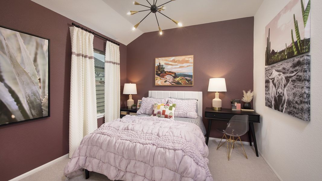 Furnished interior in a model home at Austin Point 40' in Richmond (Image 14).